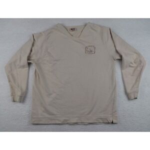 Chase Authentics Tony Stewart Sweatshirt Womens Medium Tan NASCAR Racing